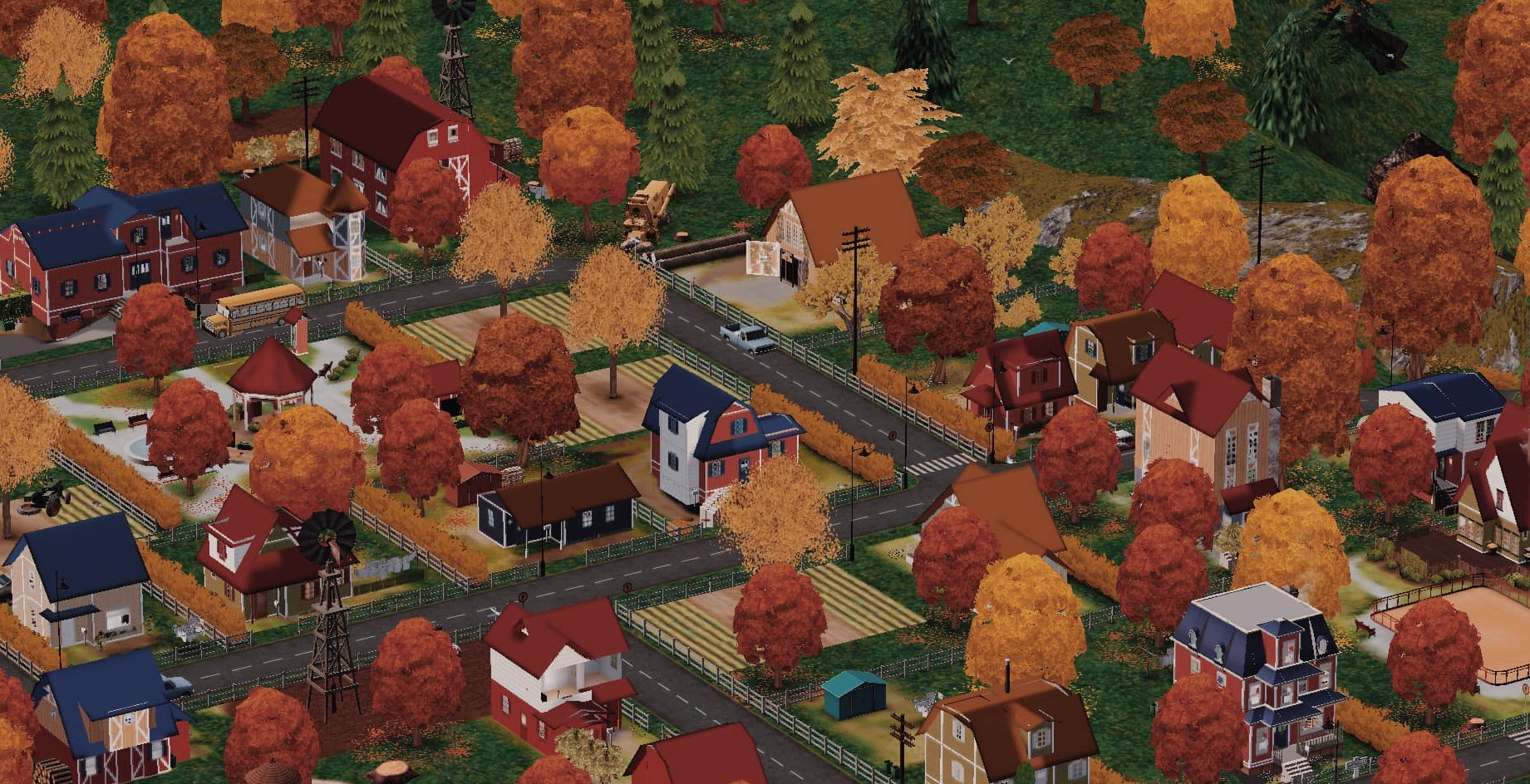 Neighborhoods and lots have been included in Sims 2 since its original release in 2000.